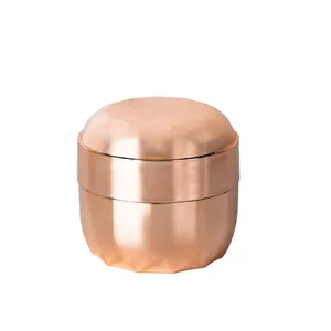 30g Gradient sang trọng Rose Gold Cream Jar PP Rỗng Mỹ phẩm container cho mặt kem