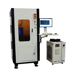 300*300mm CNC fiber laser cutting machine single platform 1500W metal sheet cutter