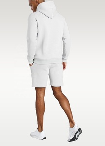 2021 <b>Twin</b> <b>Set</b> for men Summer 2 Piece sweatsuit blank custom hoodie with embroidered logo two piece shorts <b>set</b> - Product Image 2