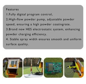 أفضل ماكينة وبندقية طلاء مسحوق يدوية معدنية من الألومنيوم بميزانية كهروستاتية صغيرة ورخيصة جيدة - Product Image 4