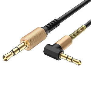 Xput 3.5毫米35毫米音频螺旋弹簧盘绕音频电缆3.5毫米公对公盘绕耳机插孔立体声音频电缆