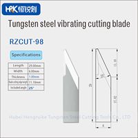 HRK Wolframkarbid-Oszillationsklinge für Ruizhou RZCUT CNC-Vibrationsschneidemaschine Leder-Schaum-Verbundwerkstoff-Schneiden RZCUT-98