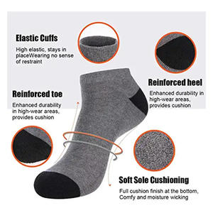 Factory Wholesale Women Ankle <b>Socks</b> Comfortable Breathable Sporty Knitted <b>Socks</b> for Running Fitness Daily Wear - Product Image 5