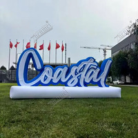 Lettres lumineuses gonflables personnalisées Zhenmei, grandes, avec logo LED, prix d'usine pour les événements et la publicité