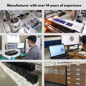 Ventilateur <span class=keywords><strong>d</strong></span>'extraction mural solaire 14 pouces 60W <span class=keywords><strong>pour</strong></span> <span class=keywords><strong>serre</strong></span>, avec panneau, <span class=keywords><strong>pour</strong></span> volailles et ventilation à <span class=keywords><strong>air</strong></span> chaud - Product Image 6