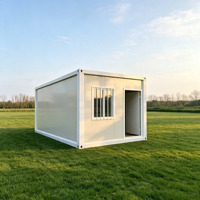 Maison préfabriquée de luxe moderne, maison modulaire en conteneur, pod de vie portable pour bureau de jardin et studio de cour arrière