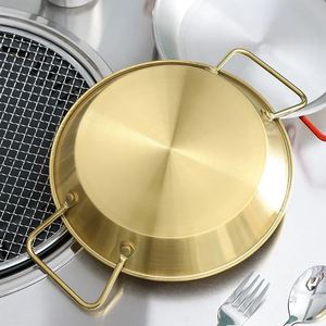 Plato para Paella <span class=keywords><strong>de</strong></span> Acero Inoxidable para Restaurante, con Doble Asa, para Servir Arroz con Mariscos, No se Permite Usar en Fuentes <span class=keywords><strong>de</strong></span> Calor Abiertas - Product Image 6