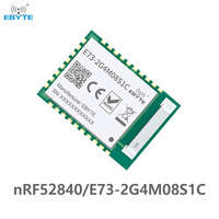 Modul Nirkabel BLE Ebyte ODM E73-2G4M08S1C I/O Papan PCB Performa Tinggi Protokol BLE 4.2/5.0 Chip RF 2.4GHz NRF52840