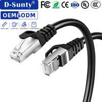 Câble Ethernet blindé RJ45 professionnel Cat6 FTP pour connexion filaire Internet, ordinateur, modem, routeur, maison, bureau