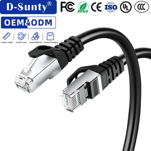 สายแพทช์แลน Cat6 FTP แบบมืออาชีพ สายอีเธอร์เน็ตแบบมีชีลด์ RJ45 สำหรับอินเทอร์เน็ตแบบใช้สาย คอมพิวเตอร์ โมเด็ม เราเตอร์ สำนักงานที่บ้าน - Product Image 1