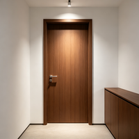 Porte à panneau lisse, surface préfinie, résistante à l'usure, faible entretien, anti-déformation, idéale pour les intérieurs de bureaux