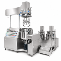 Homogénéisateur à vide automatique, émulsifiant en acier inoxydable 304, mélangeur émulsifiant pour la production de crème cosmétique, lotion, soins de la peau