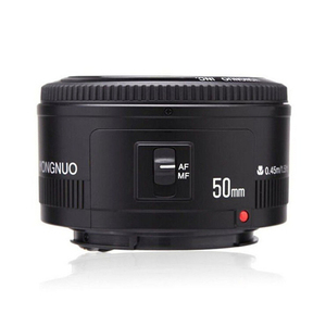 Objectif de mise au point automatique à grande ouverture Yongnuo YN50MM AF/MF de haute qualité pour appareil photo <span class=keywords><strong>canon</strong></span> EOS 60D 70D 5D2 appareil photo reflex numérique - Product Image 1
