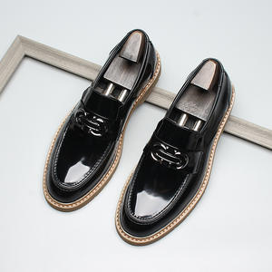 New fashion men's leather <b>shoes</b> durable leather <b>shoes</b> <b>sole</b> casual <b>shoes</b> fashion all-in-one casual men's leather <b>shoes</b> - Product Image 3