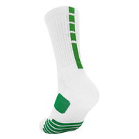 Chaussettes de sport Logo personnalisé BASSE quantité minimale de commande Chaussettes OEM de haute qualité pour hommes Chaussettes d'équipage de basket-ball demi-éponge sans couture