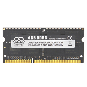 AOALOO SODIMM Notebook <span class=keywords><strong>Ram</strong></span> <span class=keywords><strong>Ddr3</strong></span> 4GB Memoria 4GB <span class=keywords><strong>Ram</strong></span> <span class=keywords><strong>Ddr3</strong></span> para <span class=keywords><strong>Laptop</strong></span> 1600MHz - Product Image 3