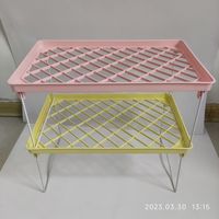 Étagère à vaisselle et bols pliable en plastique, à un seul niveau, en matériau PP, design écologique pour la cuisine