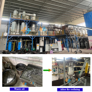 Usine de raffinage et de distillation de pétrole brut en <span class=keywords><strong>huile</strong></span> de base FUOOTECH de type géant, technologie la plus récente, 10 tonnes/jour, modèle FS-HDM-2 - Product Image 3