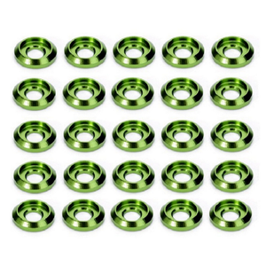 Red Aluminum Anodized Washers Set for <b>Screws</b> - Product Image 2