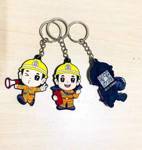 Porte-clés en caoutchouc PVC souple <span class=keywords><strong>2D</strong></span> avec logo personnalisé, mignon, pour cadeau, usine OEM avec 20 ans d'expérience, porte-clés en silicone PVC 3D <span class=keywords><strong>2D</strong></span> pour promotion - Product Image 4