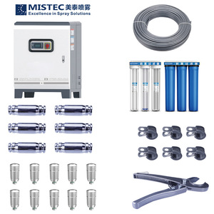 <b>Mist</b> Sprayer High Pressure <b>Cooling</b> System Electric Microcomputer Control Stainless Steel Agriculture Outdoor Use - Product Image 2