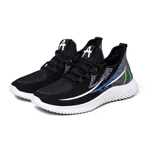Chaussures de sport décontractées pour hommes en gros avec semelle intérieure en maille respirante pour l'été, le printemps et l'automne - Product Image 1