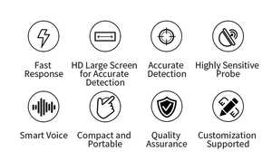 Fourniture directe d'usine Wanbang haute précision 0.05pH 5 1 PH/Temp/salinité/TDS/EC mètre LCD rétro-éclairé pour hydroponique/aquaculture - Product Image 3