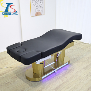 Nuovo arrivo di lusso 4 motori elettrico lettino da massaggio cosmetico salone mobili elettrico letto di bellezza con controllo laterale sinistro - Product Image 3