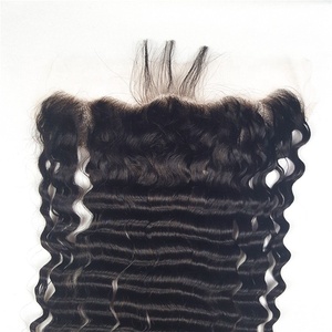 Vente en gros de produits de beauté 100% cheveux humains vierges indiens 13*4 HD fermeture frontale en dentelle suisse pour femmes - Product Image 3