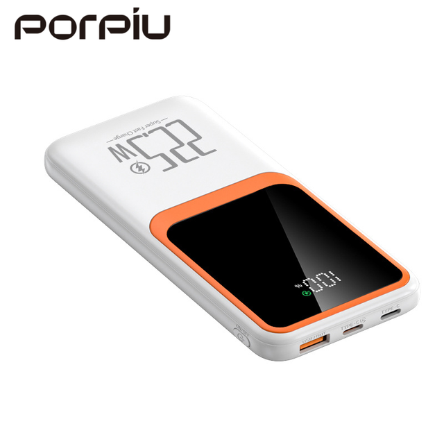 Portable Power Banks Super Fast Charge LED Display Powerbank Type-C USB/Dc Output Large Capacity 20000mAh Power Bank