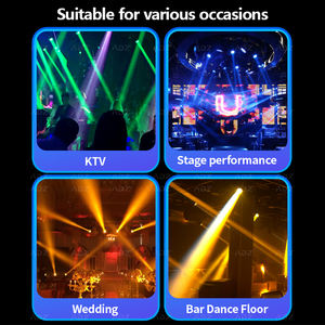 ADZ 120W LED faisceau stroboscopique tête mobile lumière scène Disco Laser spectacle pour DJ <span class=keywords><strong>Concert</strong></span> fête KTV avec DMX512 corps de lampe en aluminium - Product Image 3