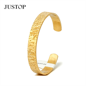 Pulseras OEM/OEM personalizadas, impermeables, de acero inoxidable, chapadas en oro, joyería de moda, hipoalergénicas, pulsera tipo gelang. - Product Image 5