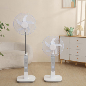 Khuyến mãi nóng: Quạt đứng gia đình 16 inch, pin Lithium dung lượng lớn, sạc năng lượng mặt trời DC, tích hợp nhạc, động cơ không chổi than, chất liệu nhựa - Product Image 5