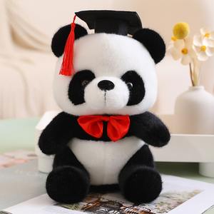 Oso de Peluche Graduado Creativo <span class=keywords><strong>Dr</strong></span>. Panda, Muñeco de Peluche para la Temporada de Graduación, Oso de Peluche con Logotipo, Recuerdo, Regalo - Product Image 6