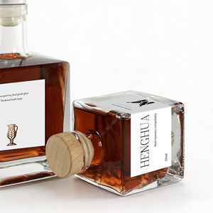 Precio al por Mayor, Botella de Vidrio Cuadrada de 250ml, 500ml, 750ml para Ginebra, Tequila, Ron, Licor, <span class=keywords><strong>Mezcal</strong></span> - Product Image 2