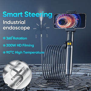 Caméra Endoscope Industrielle Articulée avec Éclairage LED, Compatible iOS et Android, IP67, Champ de Vision 80°, pour <span class=keywords><strong>Réparation</strong></span> de Tuyauterie - Product Image 4