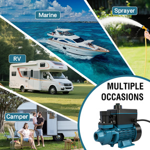 Pompe de surpression Full House 220V/50Hz/60Hz, pompe à eau d'irrigation automatique avec protections multiples et pressostats intégrés - Product Image 3