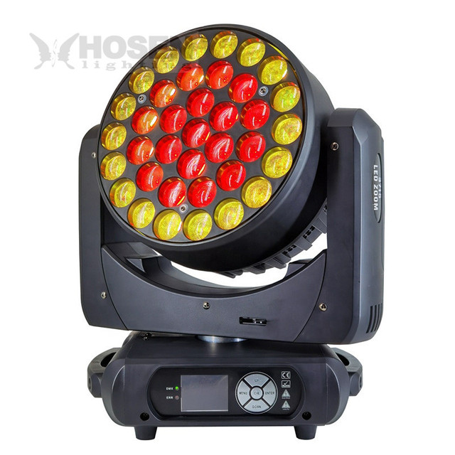 Factory Hot Selling 37x15W RGBW LED Wash Moving Head Moving with Zoom 37pcs Wash Stage Light