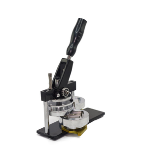 Giá tốt nhất điều kiện mới của nhãn hiệu ROTARY Huy hiệu Kim Loại máy làm 100 bộ nút tự động máy làm cho nhà hàng - Product Image 4