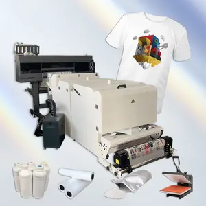 High Speed 24 Inch Dtf Printer For T-shirt Clothes Textile 5* I3200 Printhead Digital 60cm Dtf Imprimante Dtf Printer