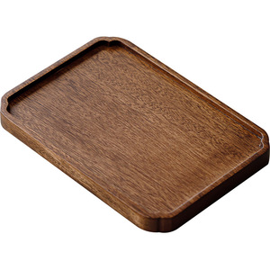 Walnut Wood Tea <b>Tray</b> <b>Small</b> Solid Wood Serving <b>Tray</b> For Tea Set Storage Household Use - Product Image 5