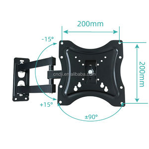 Soporte de pared para televisor de 14-32 pulgadas, giratorio, con inclinación de movimiento, personalizado, VESA 200*200 - Product Image 4