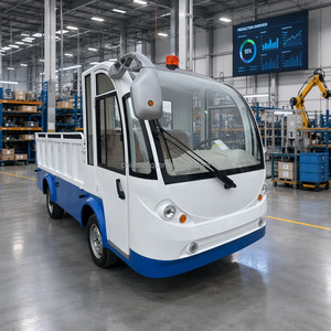 Camion de livraison électrique, véhicule de livraison du dernier kilomètre, 72V 100AH 4KW 1000kg, camionnette logistique 2 places, prix de gros - Product Image 4