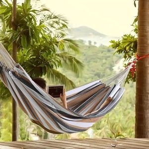 Impresión personalizada viaje <span class=keywords><strong>playa</strong></span> Camping portátil individual doble colgante paracaídas <span class=keywords><strong>hamaca</strong></span> - Product Image 3