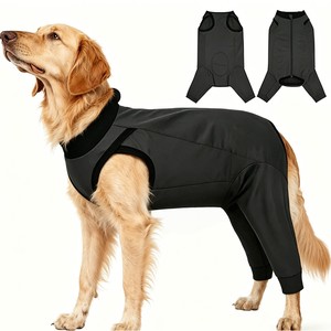 Robe de soins postopératoires pour chien, gilet en polyester solide pour petites races, utilisation quatre saisons - Product Image 1
