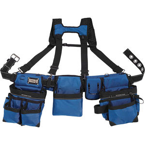Ferramenta de carpinteiros resistentes, cinto com suspensório kits de ferramenta equipamento de suporte confortável ferramenta de eletricista cinto com suspensórios - Product Image 5