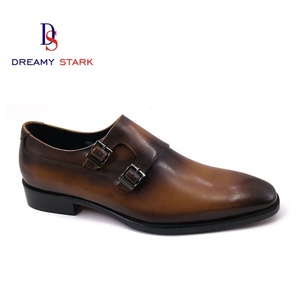 Chaussures de mode pour hommes Dreamy Stark de haute qualité, décontractées, formelles, design professionnel, en cuir de vachette, à enfiler, couleur marron automne - Product Image 1