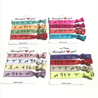 Bracelet élastique pour cheveux en gros, serre-tête pour filles, attache-queue de cheval pour danseuses, bracelet de sport, accessoire de coiffure