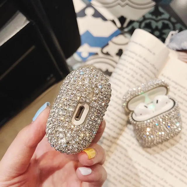 2023 Luxury Designer Women Girl Bling Airpod Case Diamond Earbuds Cases for Airpod Pro 1/2