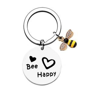 Bee Happy Key chain, inspirierendes Geschenk, Mutter, Tochter, Sohn, Nichte, Neffe und Freunde-Perfekt für Geburtstage, Weihnachten - Product Image 6